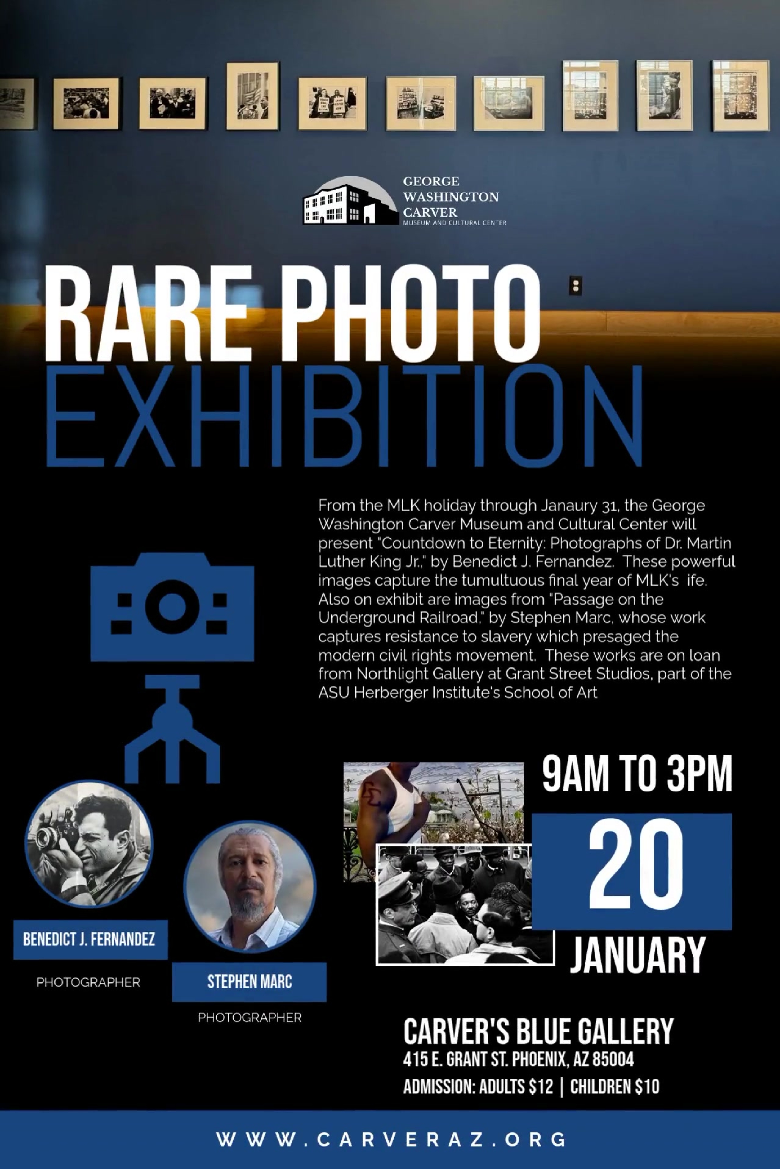 GEORGE WASHINGTON CARVER MUSEUM ANNOUNCES RARE PHOTO EXHIBITION