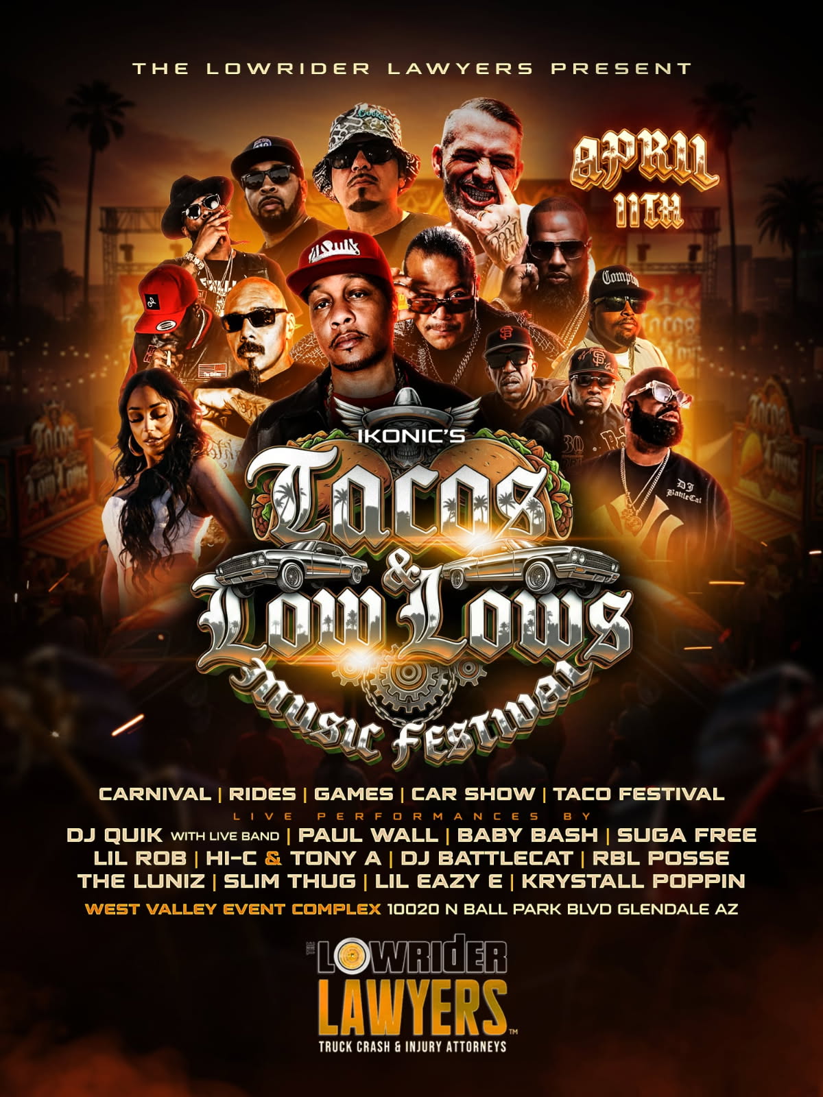 Tacos & Low Lows Music Festival April 11th