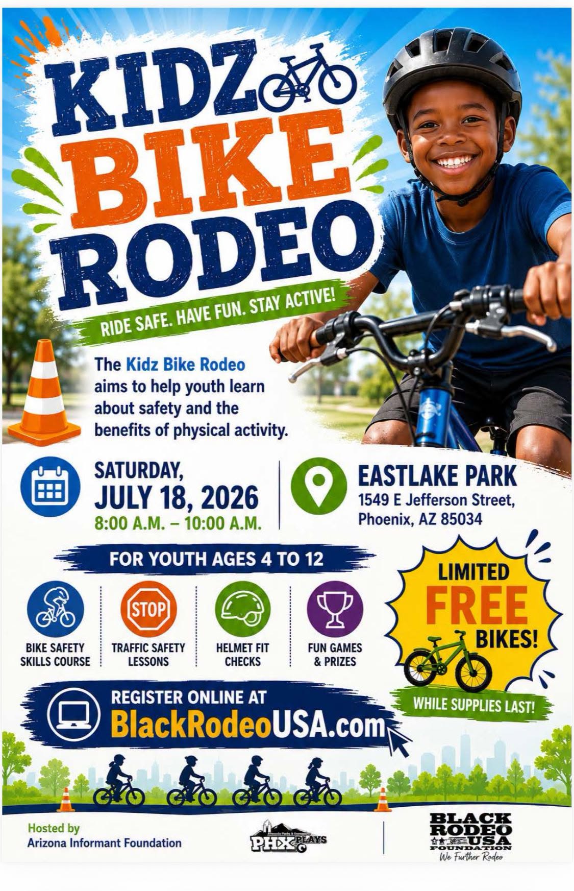 Kidz Bike Rodeo – July 18 at Eastlake Park