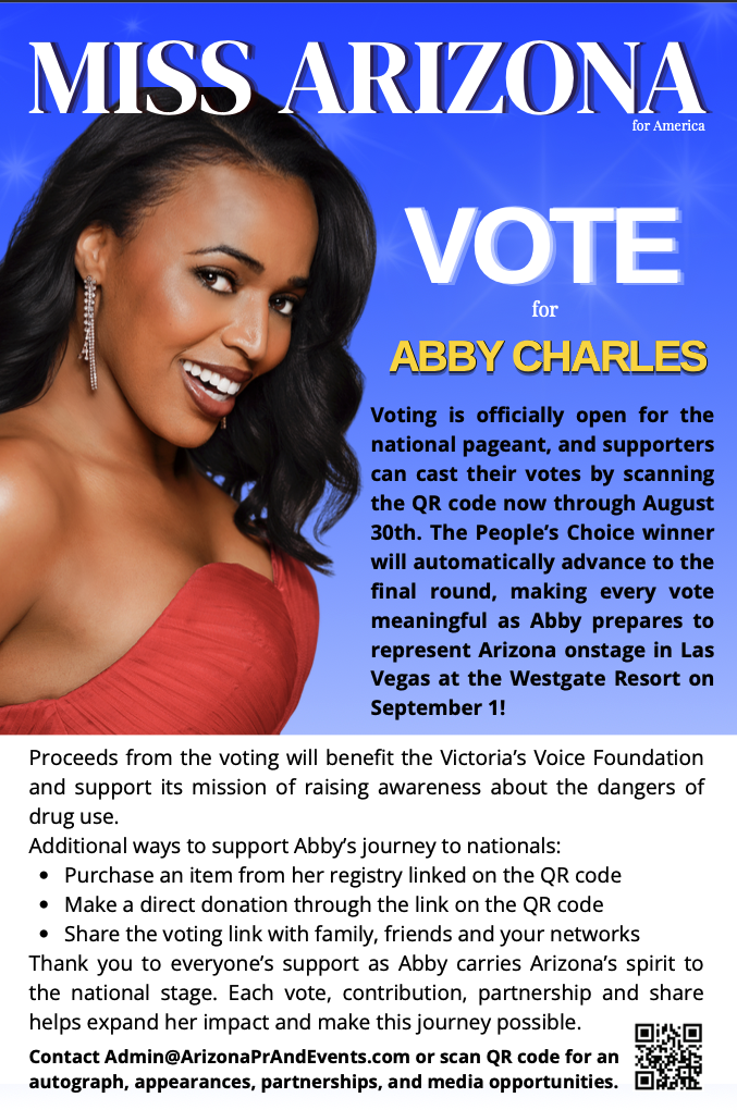 Vote Abby Charles for Miss America