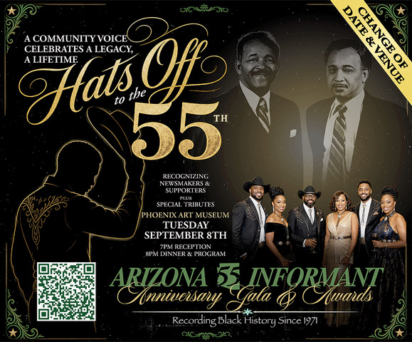 New Date for Arizona Informant’s Hats Off to the 55th Anniversary Gala